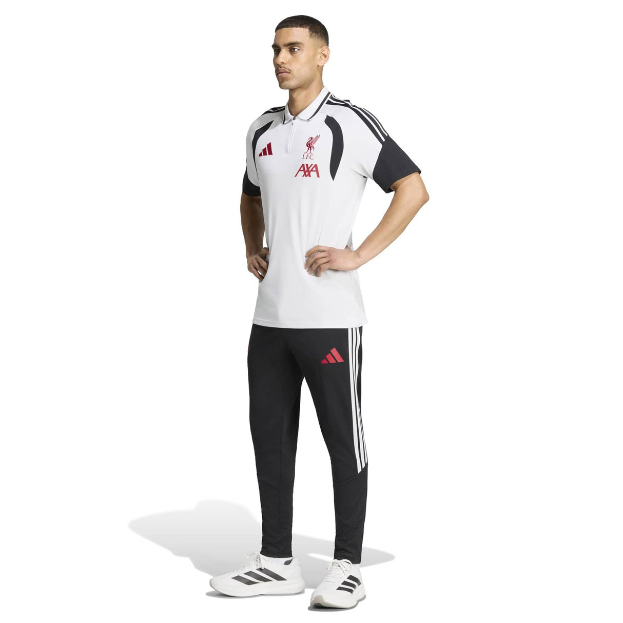 adidas LFC 26 Polo Shirt Grey