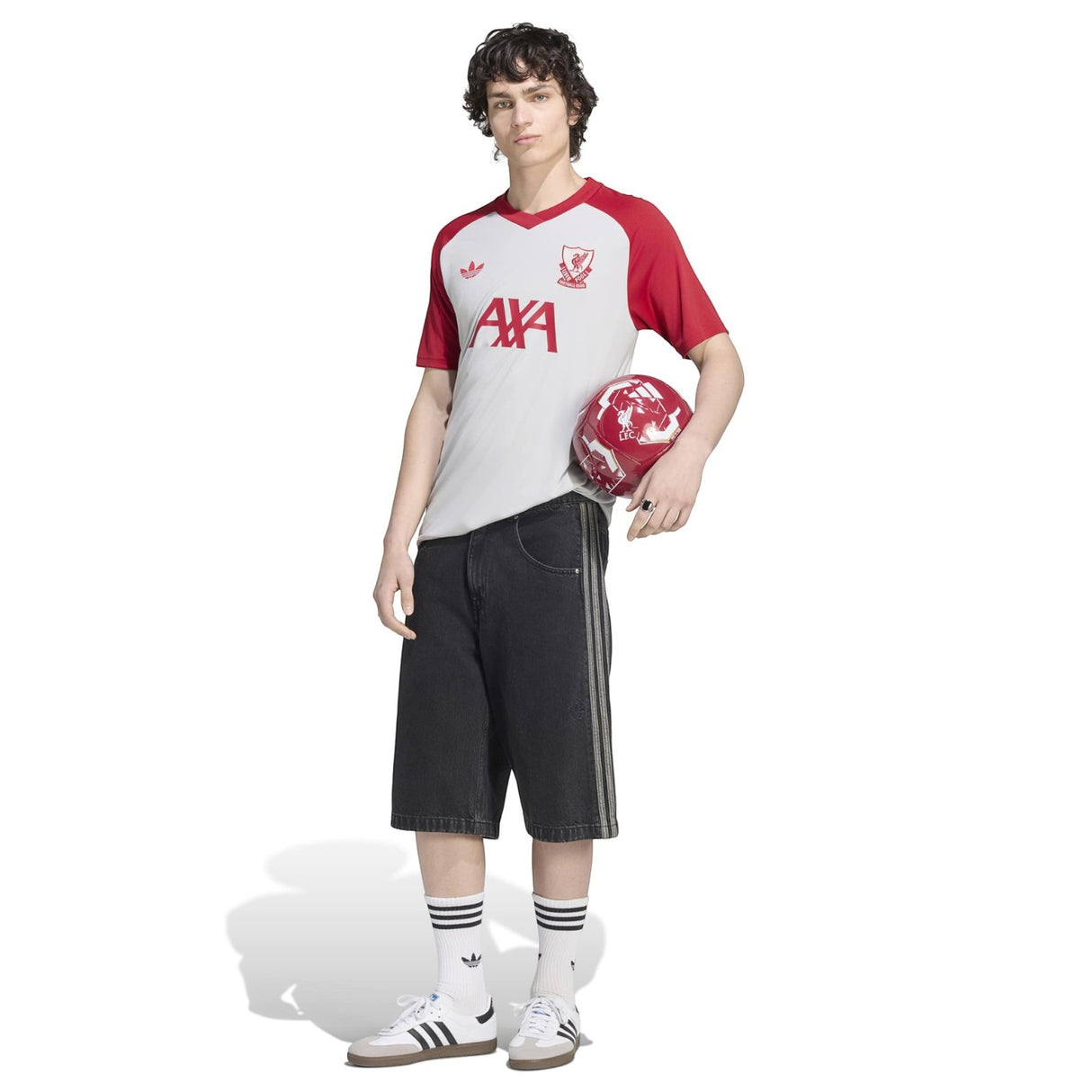 adidas LFC 26 Away PM Jersey Grey