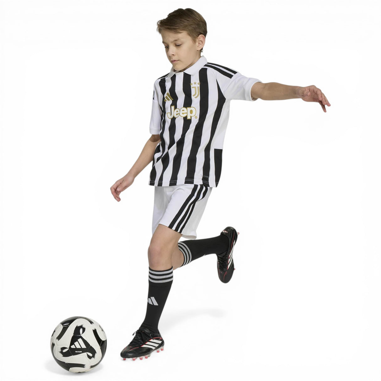 adidas Juventus 26 Kids Home Jersey Wht