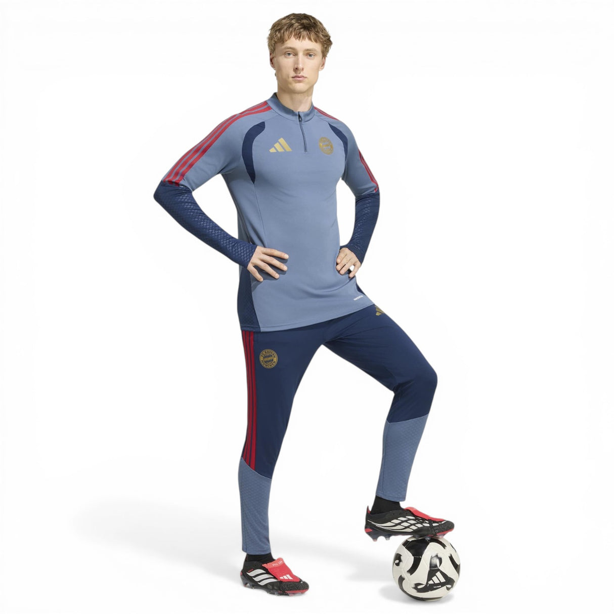 adidas FC Bayern Football 2026/27 Half-Zip Adults Train Top