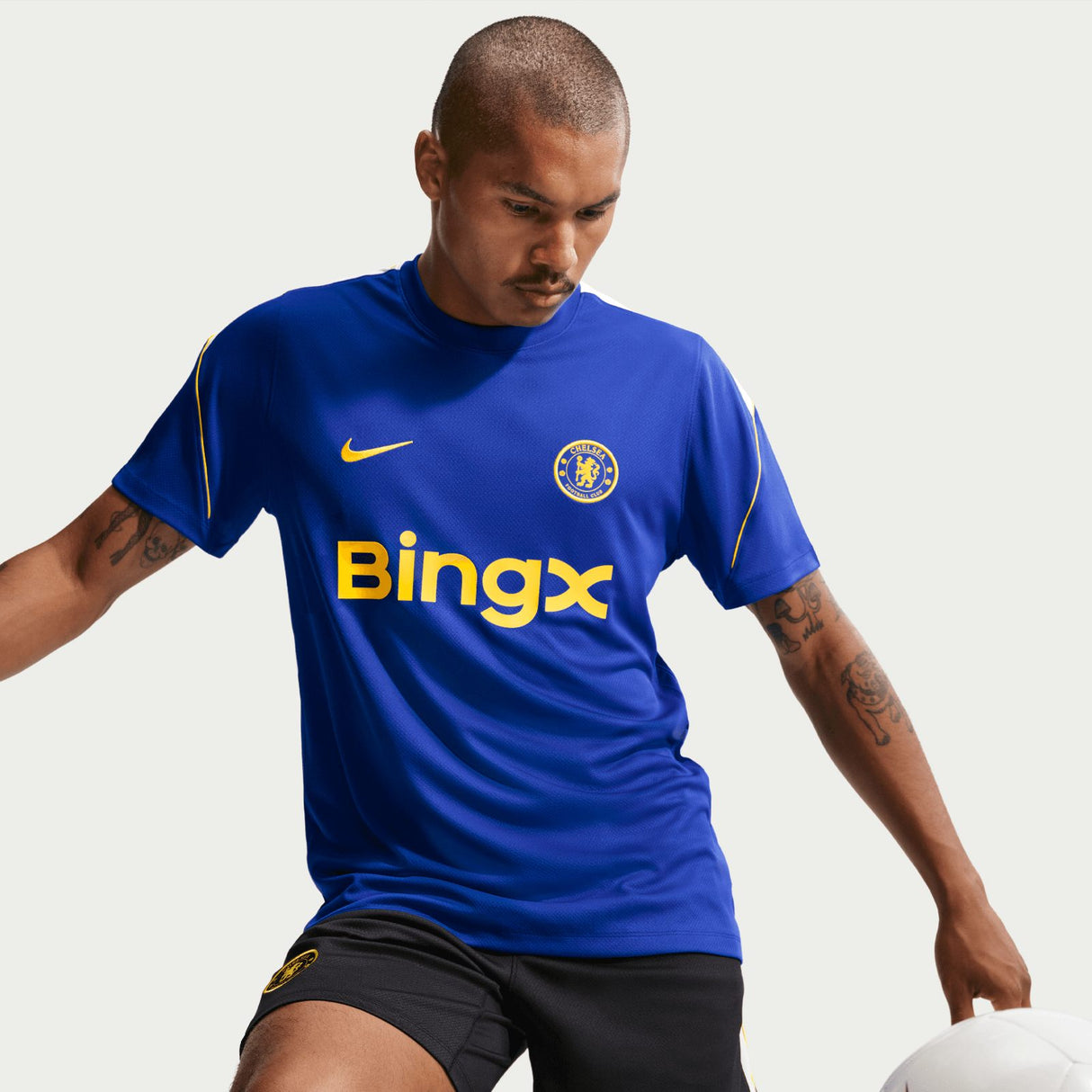 Nike CFC 26 Strike Drill Tee Blue