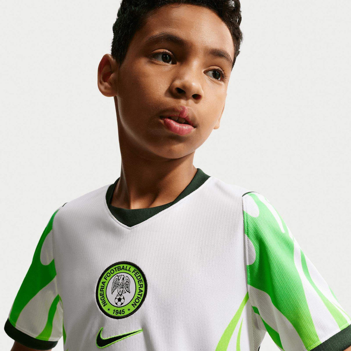 Nike Nigeria WC26 Kids Away Jersey White