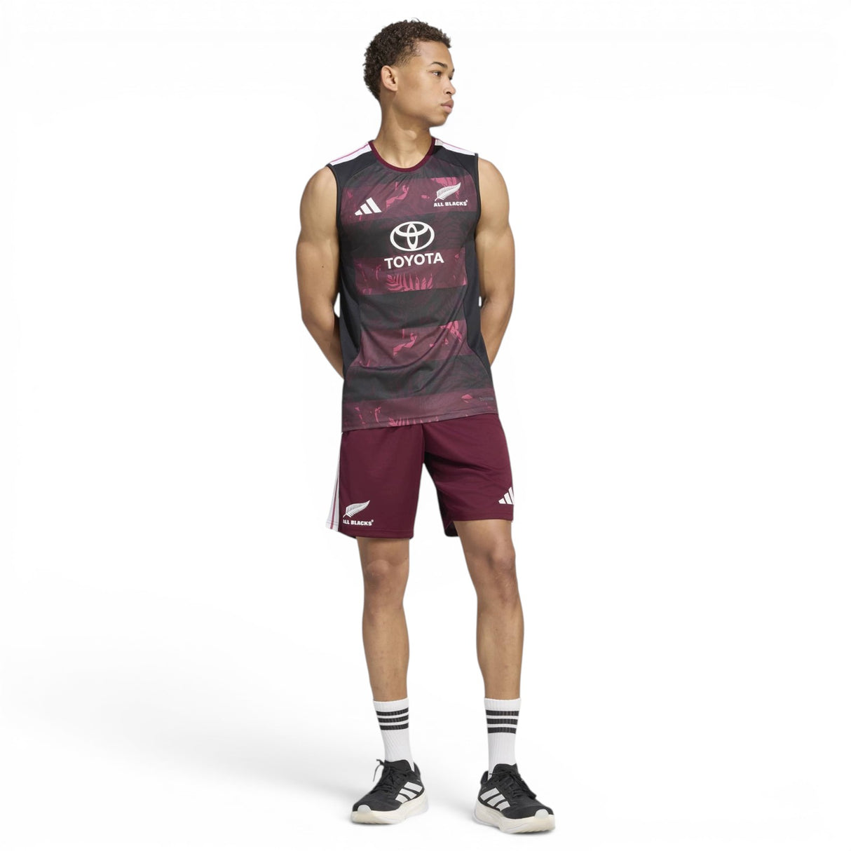 adidas All Blacks GR Singlet Maroon