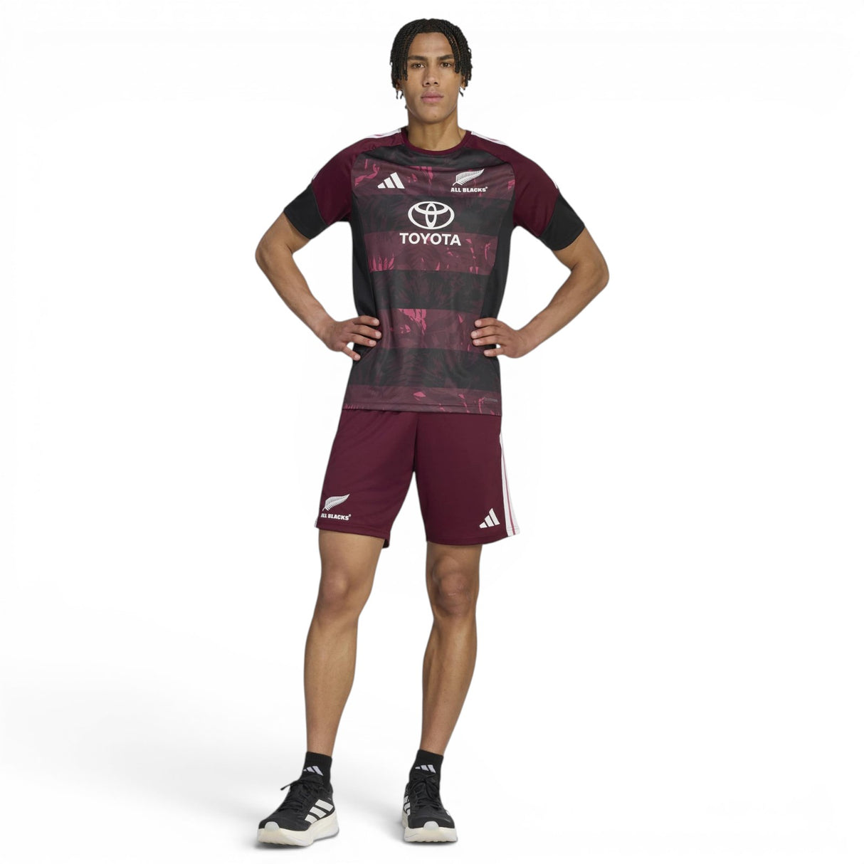 adidas All Blacks GR Gym Shorts Maroon