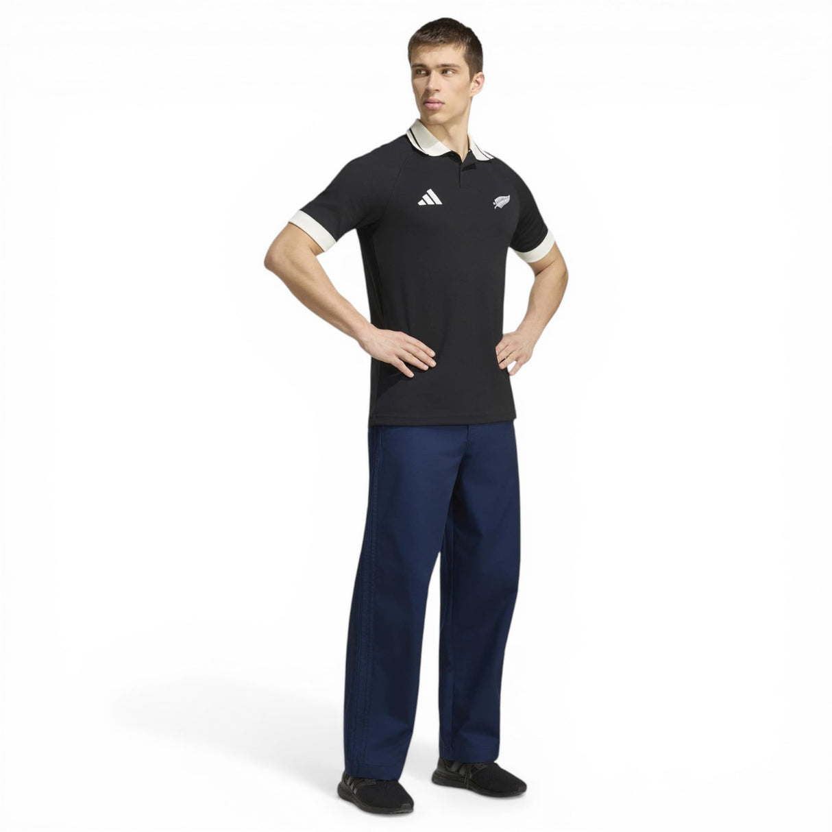 adidas All Blacks LSW Polo Black
