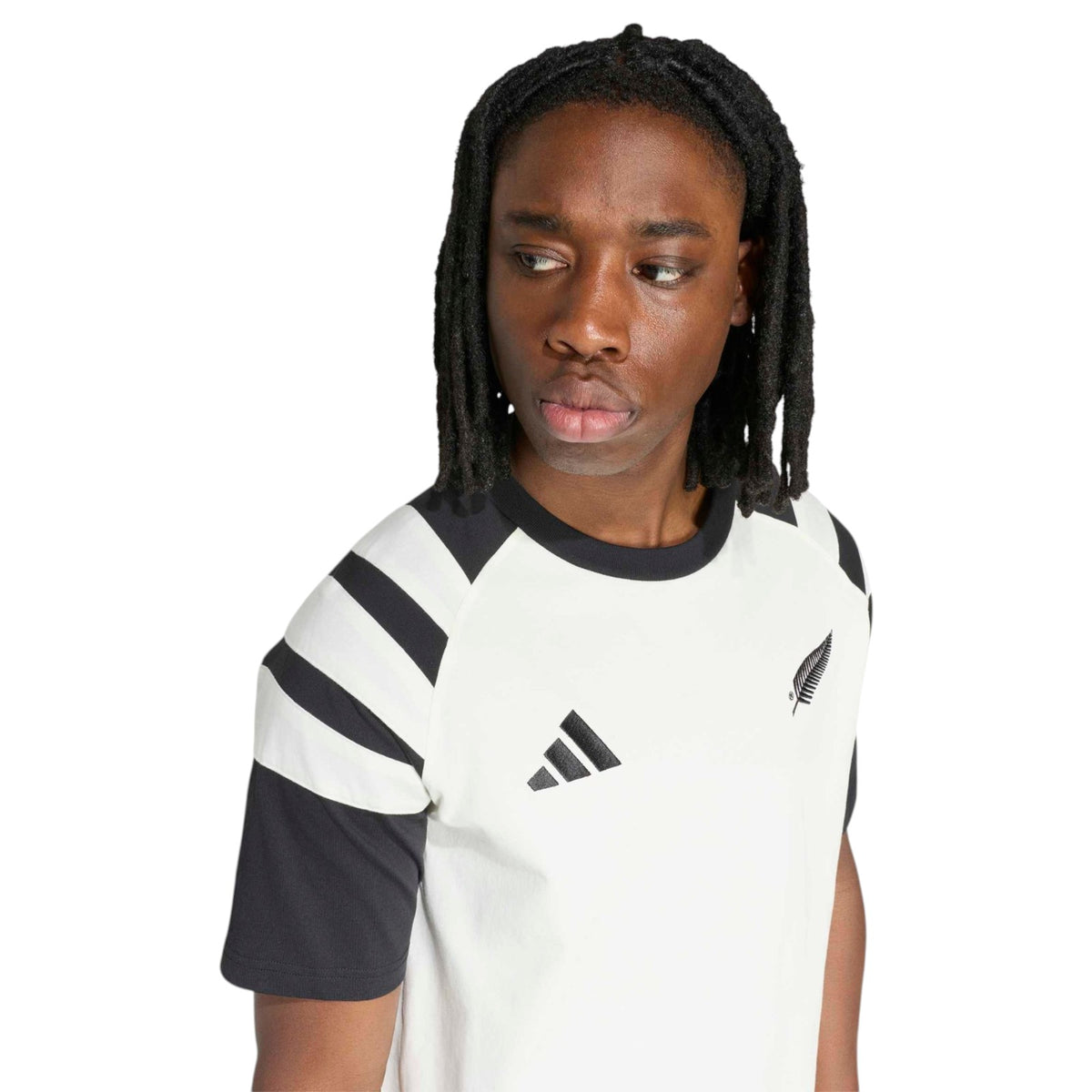 adidas All Blacks Mens LSW Tee White