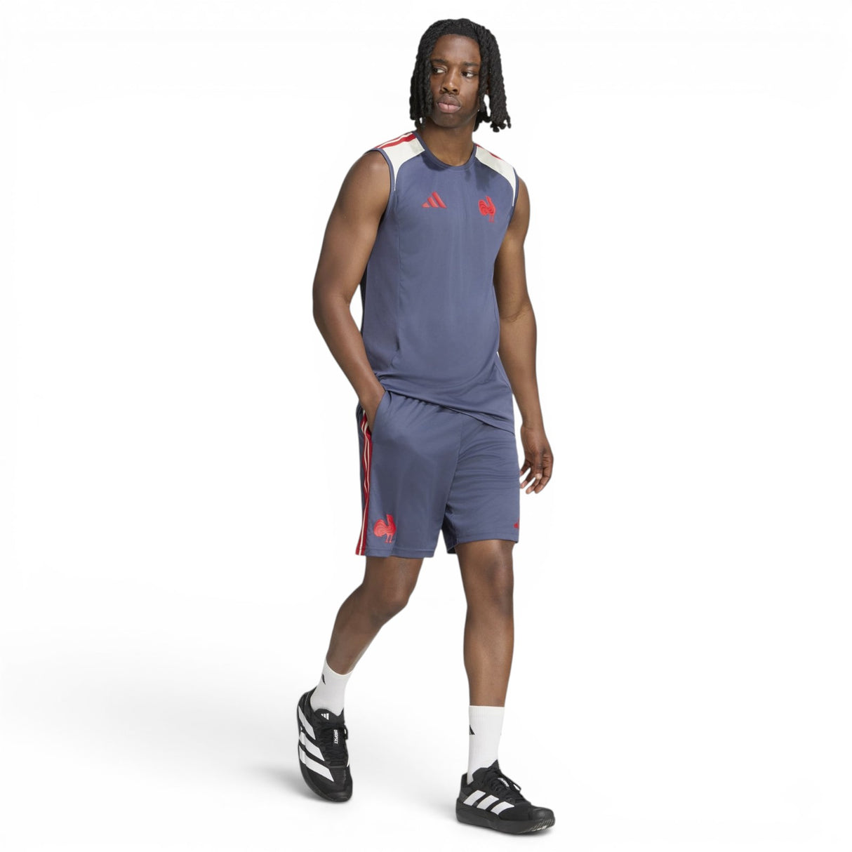 adidas Mens France Singlet Navy