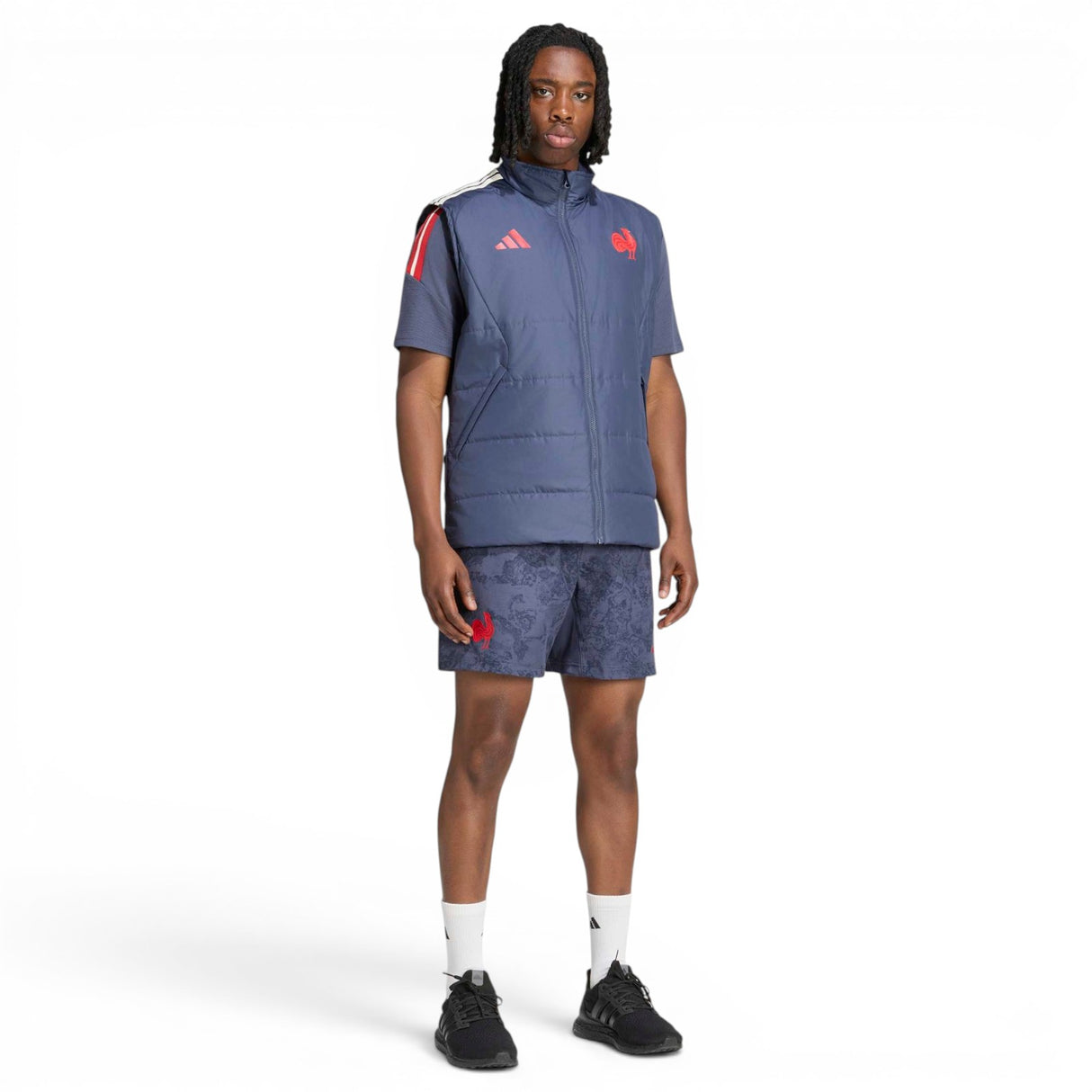 adidas Mens France Vest Navy