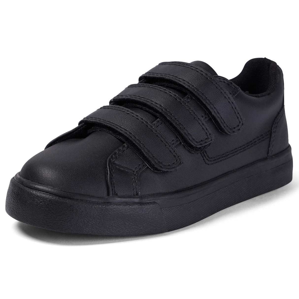Kickers Tovni Trip Leather Junior Black