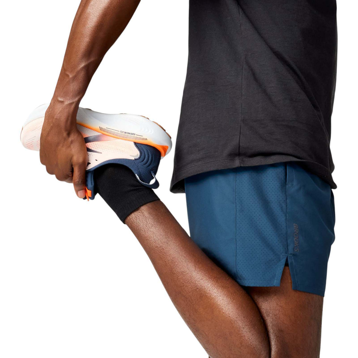 Brooks Mens Dash 2in1 Shorts Blue