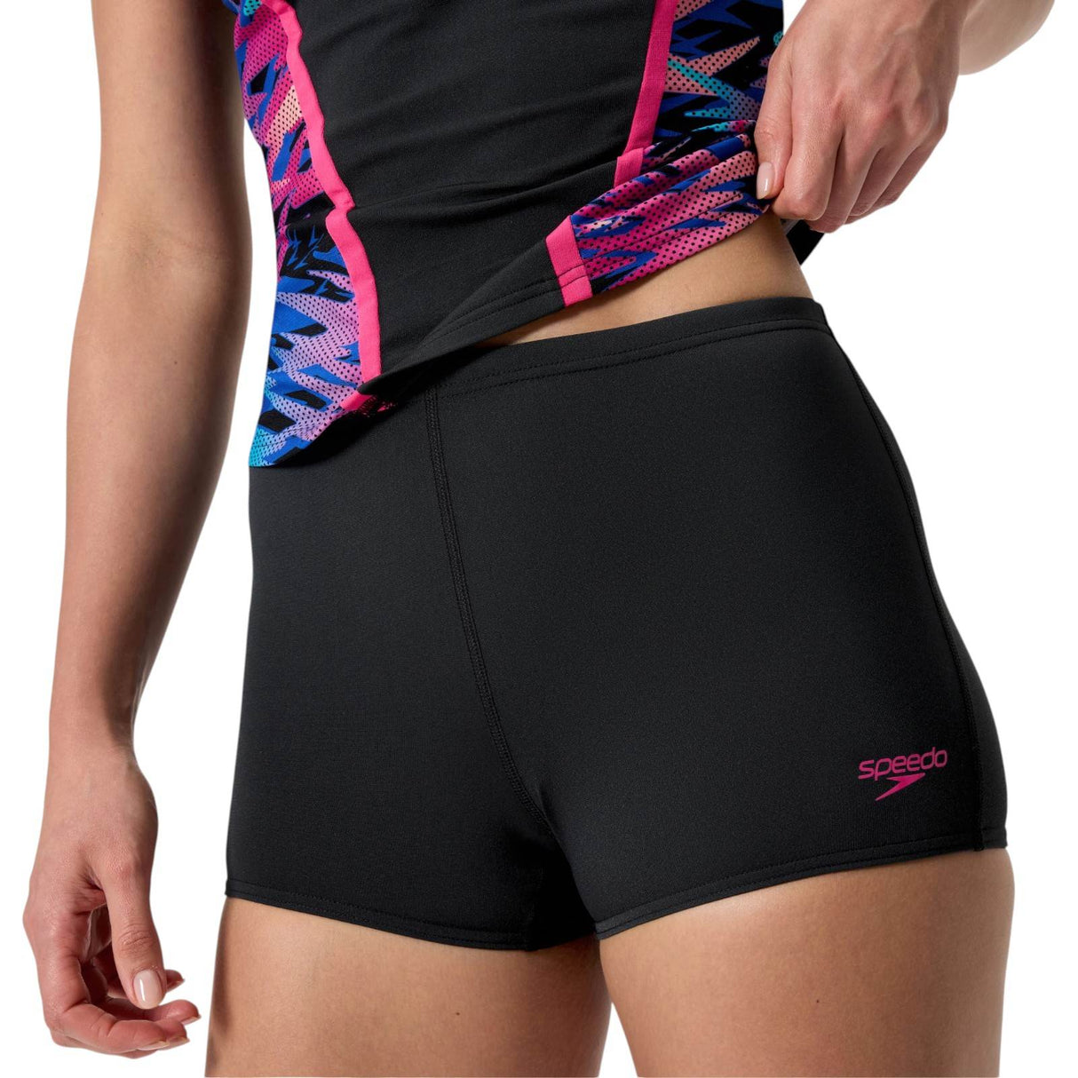 Speedo Wmns Hyperboom Splice Tankini Blk