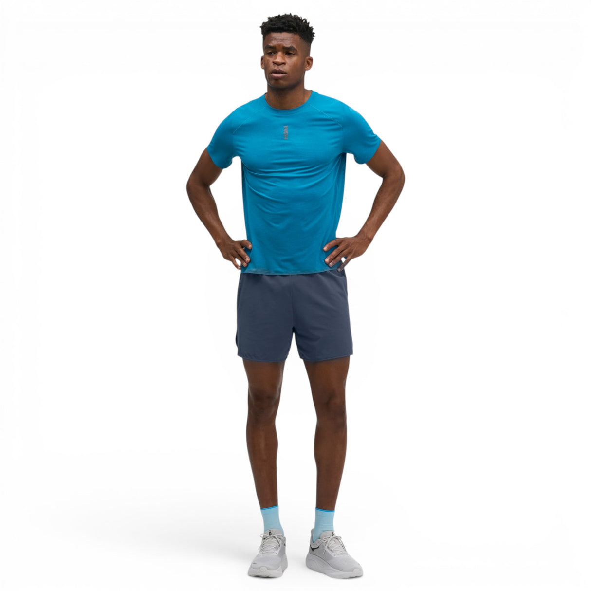 Hoka M Everyrun Short Sleeve Blue
