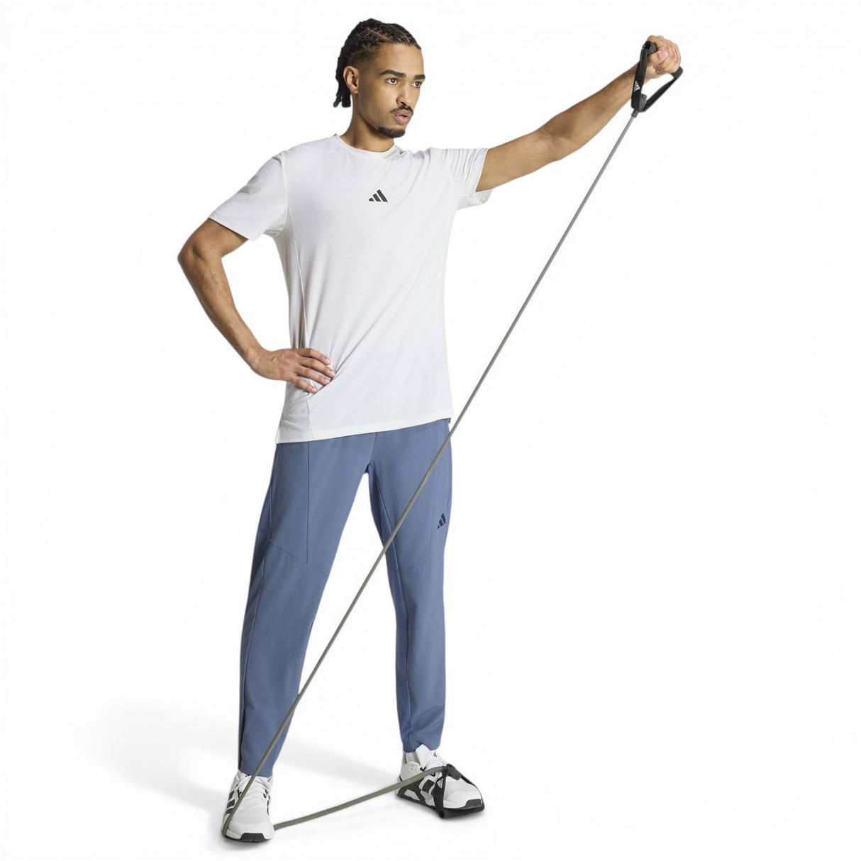 adidas Mens D4T Hybrid Pants Navy