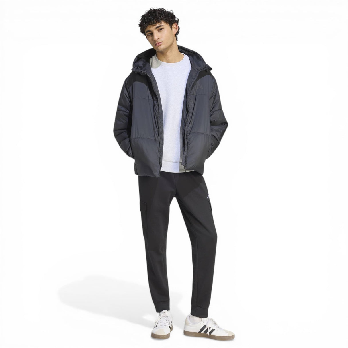 adidas Mens ESS BTS Puf Jacket Black