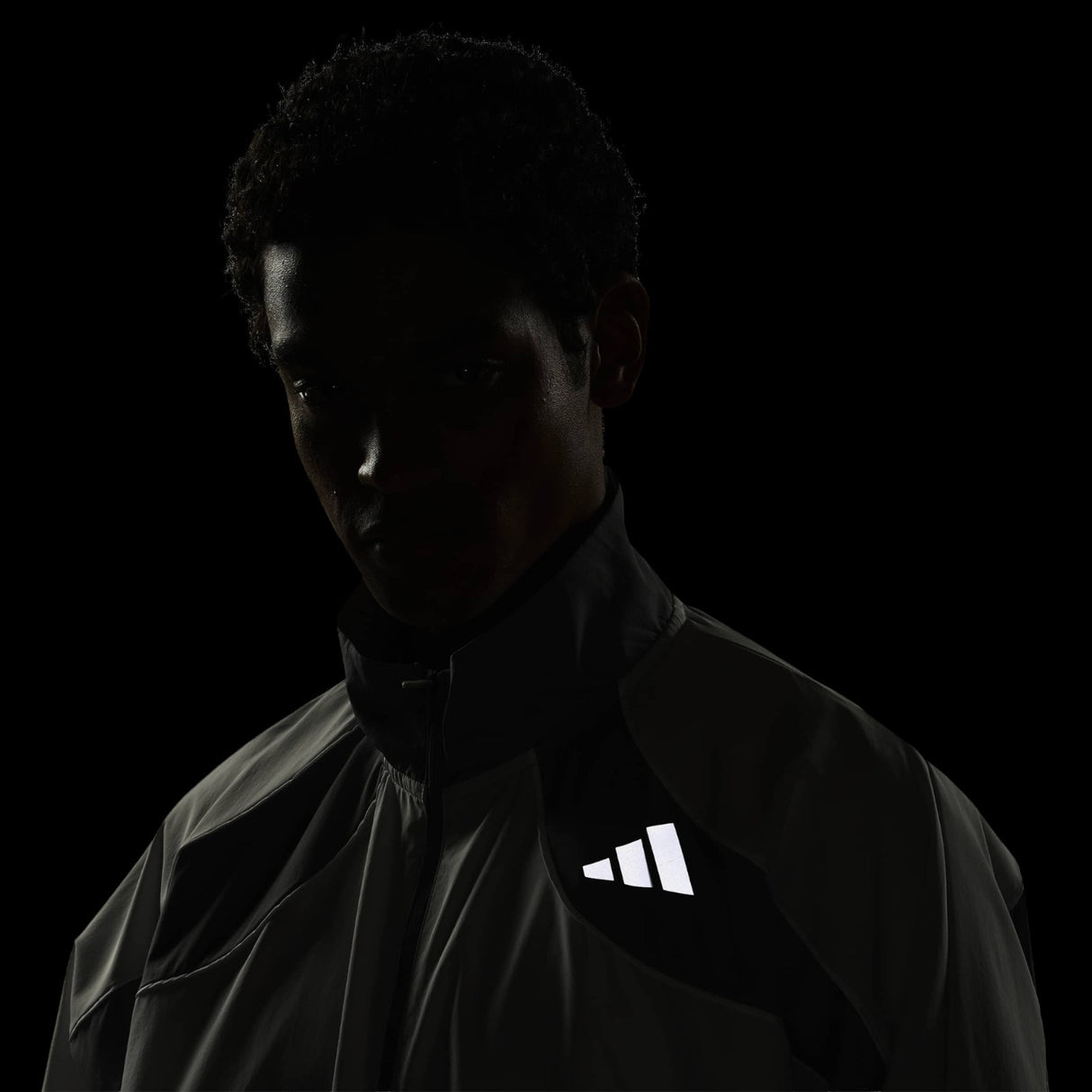 adidas Mens Adizero Jacket Grey