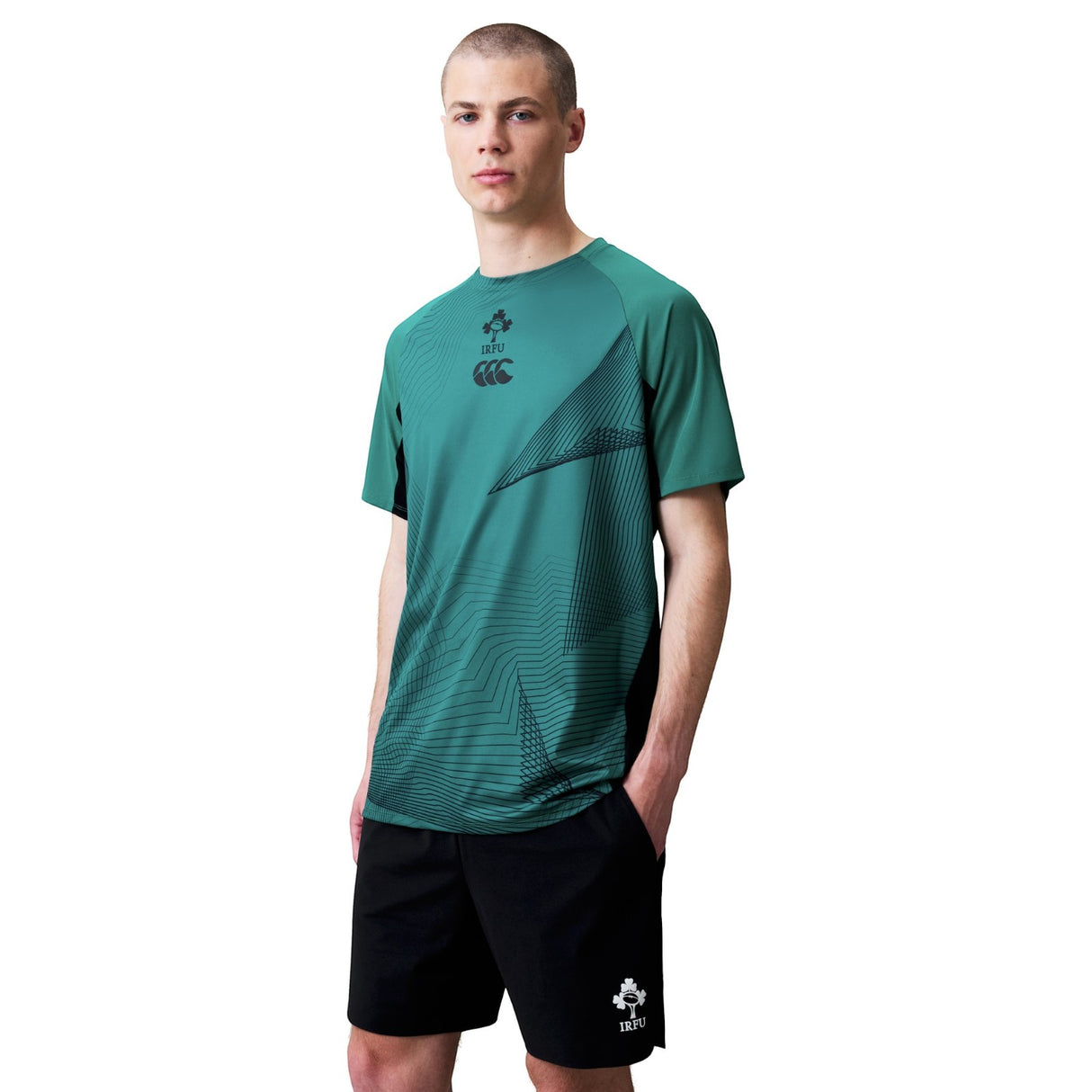 Canterbury IRE S LightT Trng Tee 26 Grn