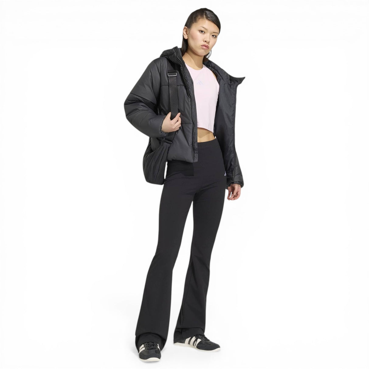 adidas Womens ESS BTS PUF Jacket Black