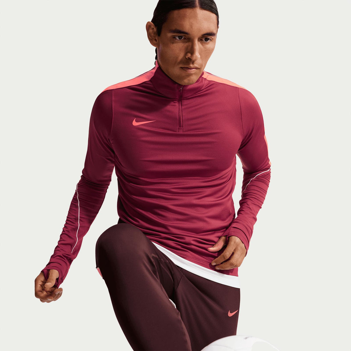 Nike Mens DF Strk Drill Top Red