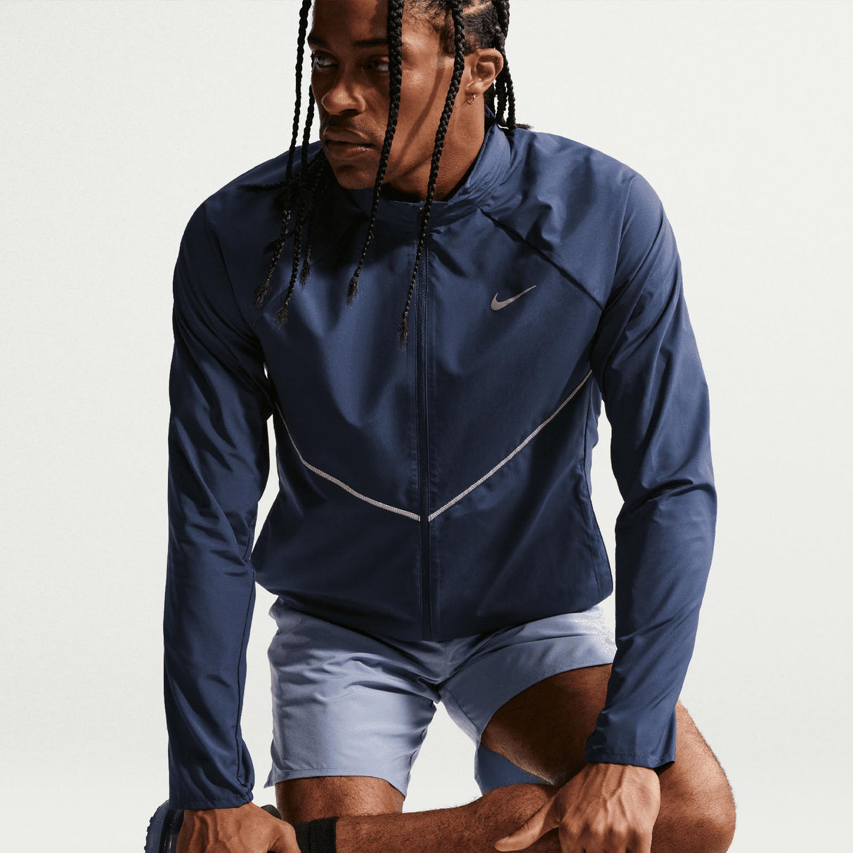Nike Mens UV RPL Miler Jacket Navy