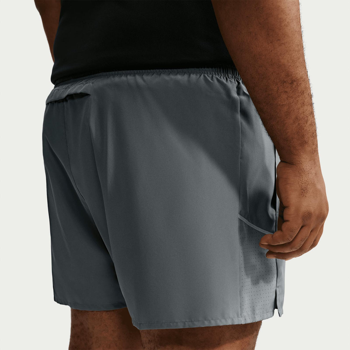 Nike Mens DF Miler 5BF Shorts Grey