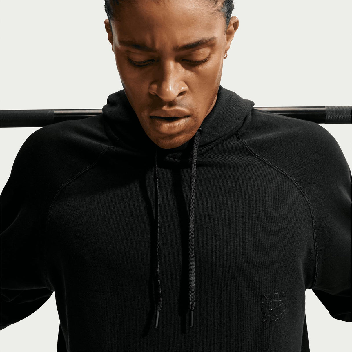 Nike Mens DF Flc Pump cover Hoody Black