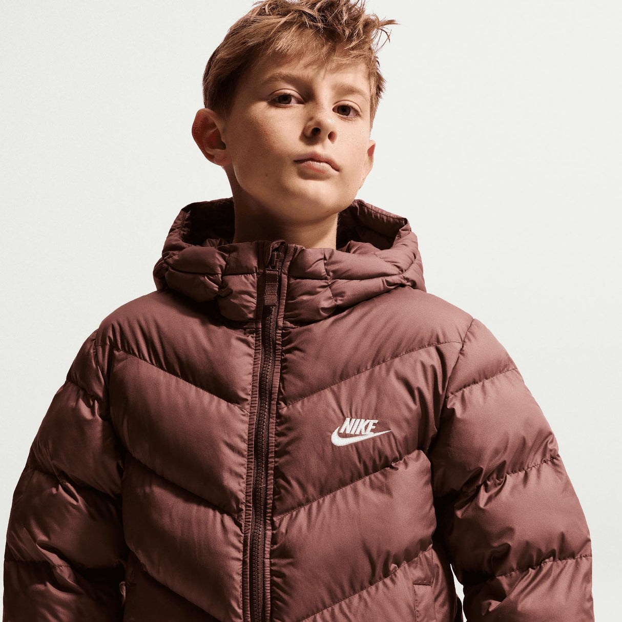 Nike K NSW TF ADP Puffer Jacket Maroon