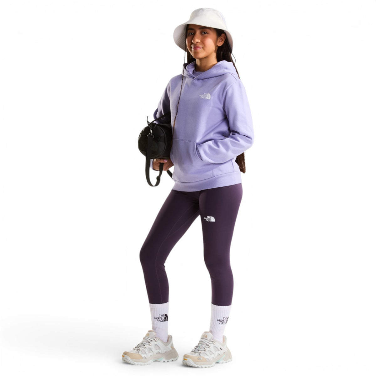 TNF Teen Evolution Box NSE Hoodie Purple
