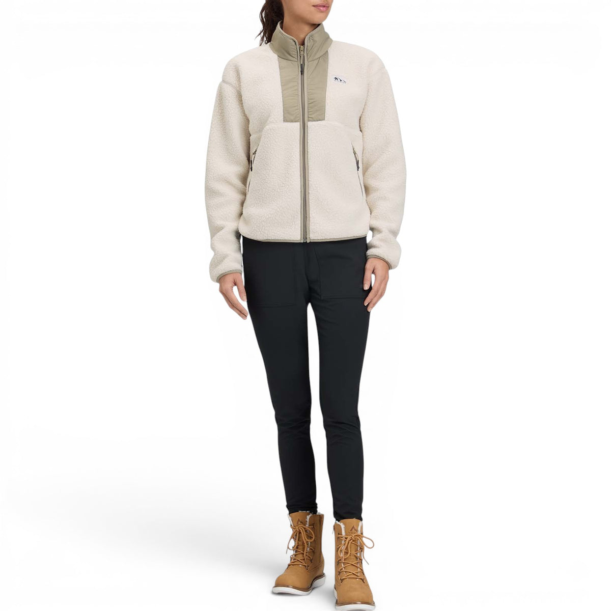MCKINLEY W Fleur FZ Jkt Flc Knit Gy