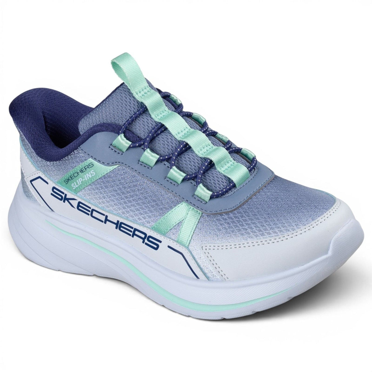 Skechers Wave 92 Girls Blue