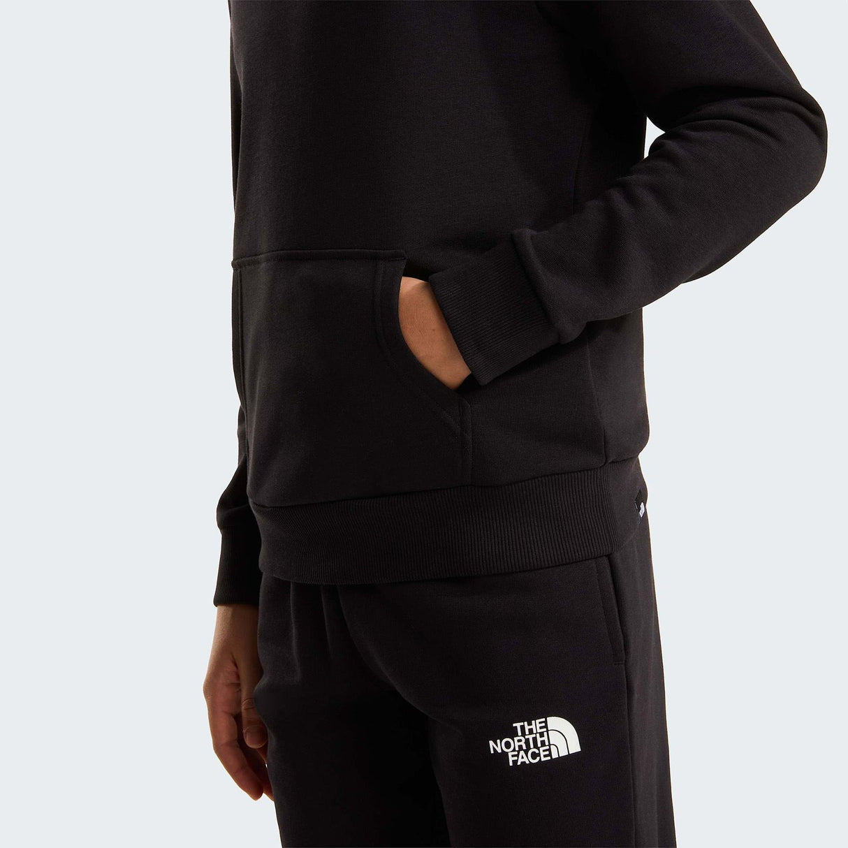TNF GIRL TEEN DOME LIGHT HOODIE Black