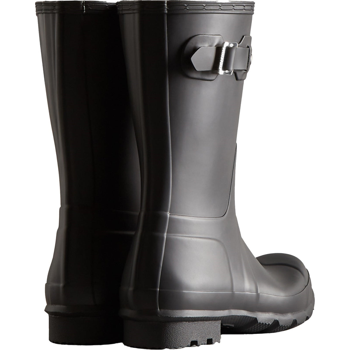 Hunter Mens Original Short Wellington Boots Black