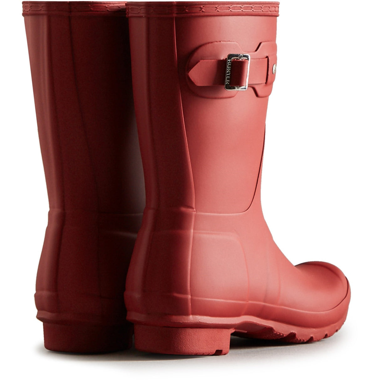 Hunter Womens Original Short Wellington Boots RED