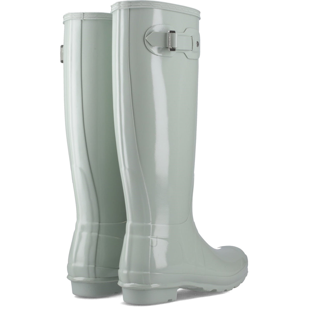 Hunter Womens Original Tall Gloss Wellingtons Sea Foam