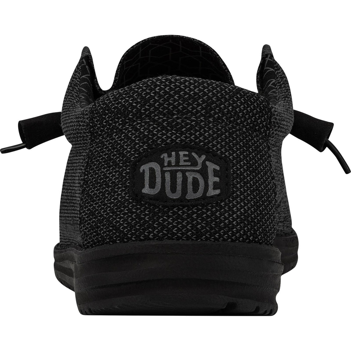 HEYDUDE Mens Wally Sox Shoe Micro Total Black