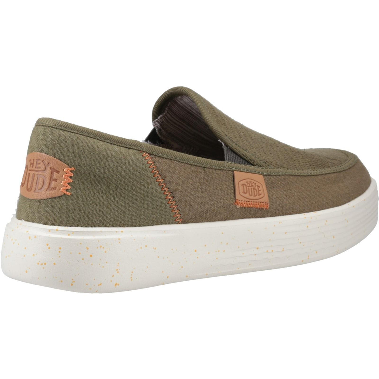 HEYDUDE Mens Sunapee Coastline Shoe Olive