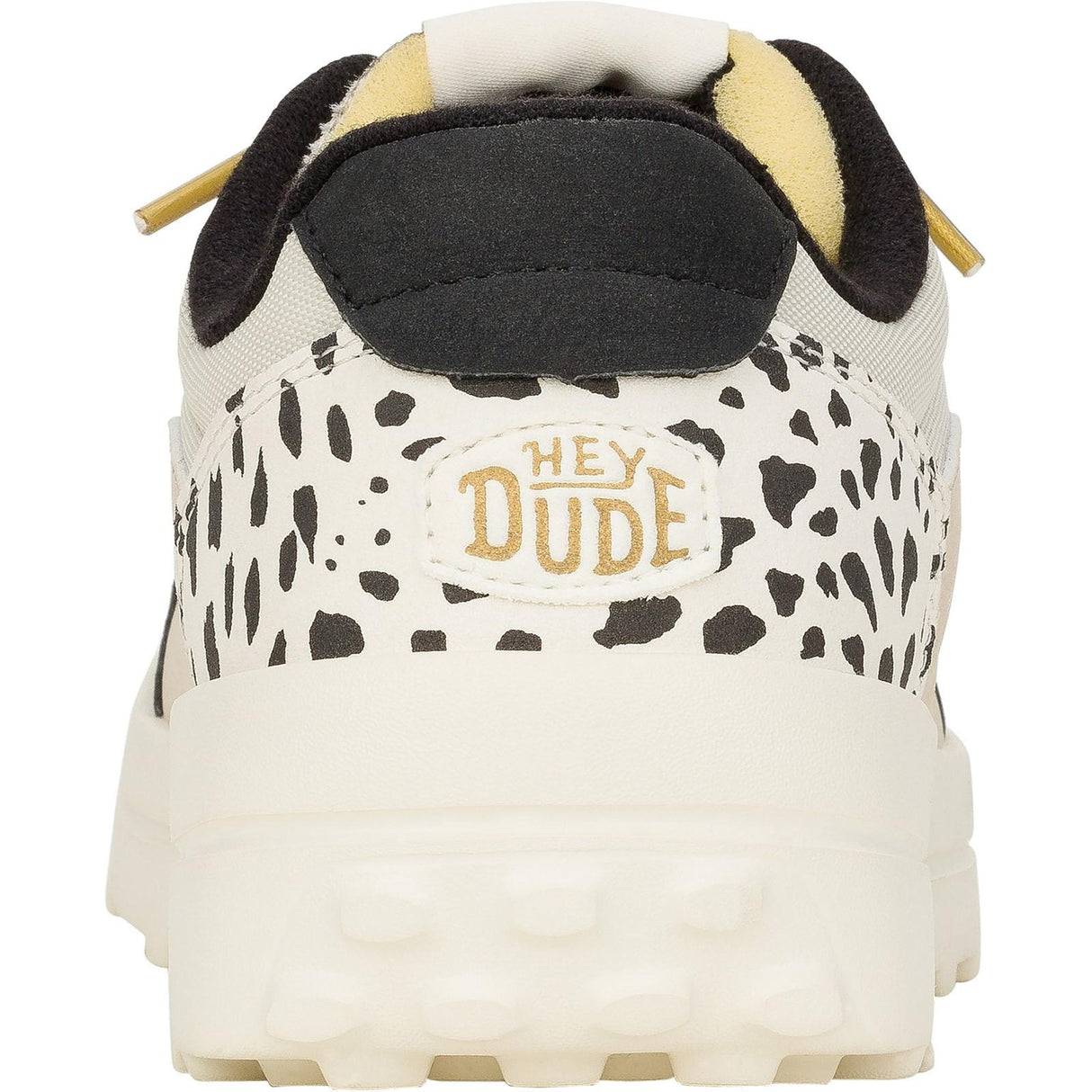HEYDUDE Womens Hayden Shine Trainers Ivory/Multi