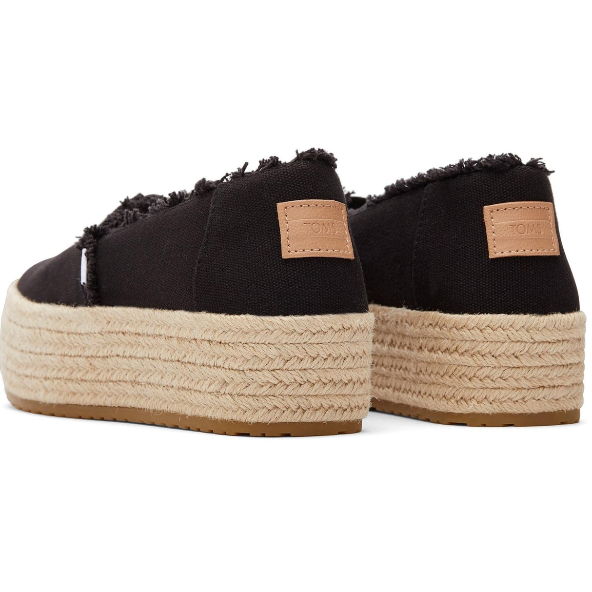 TOMS Womens Valencia Espadrille Black