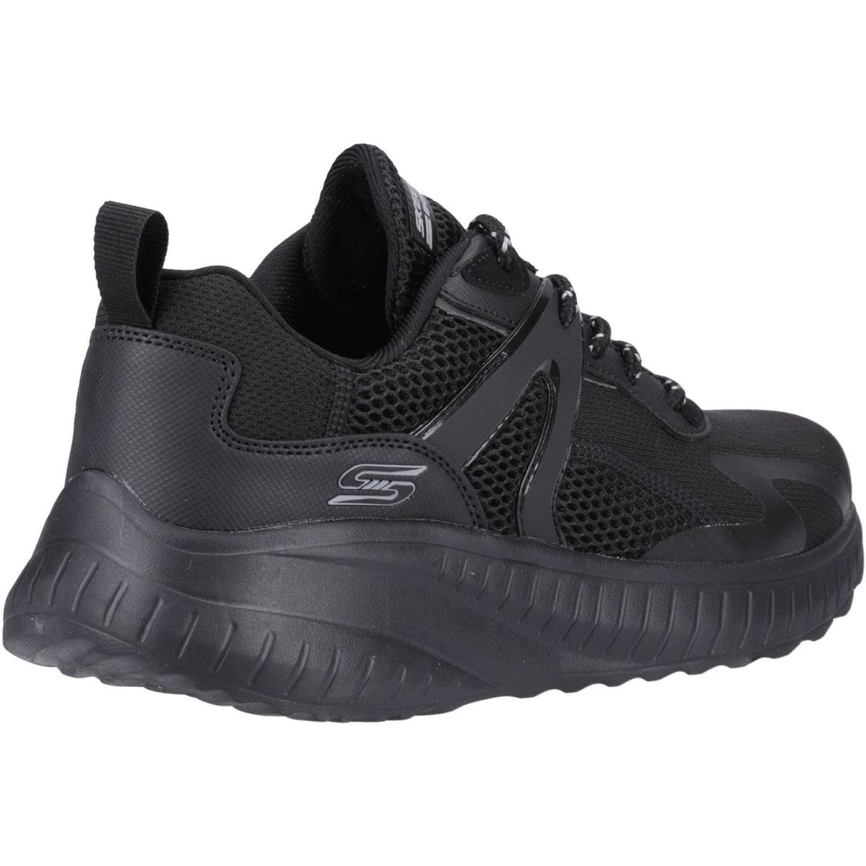 Skechers Mens Bobs Squad Chaos Elevated Drift Trainers Black