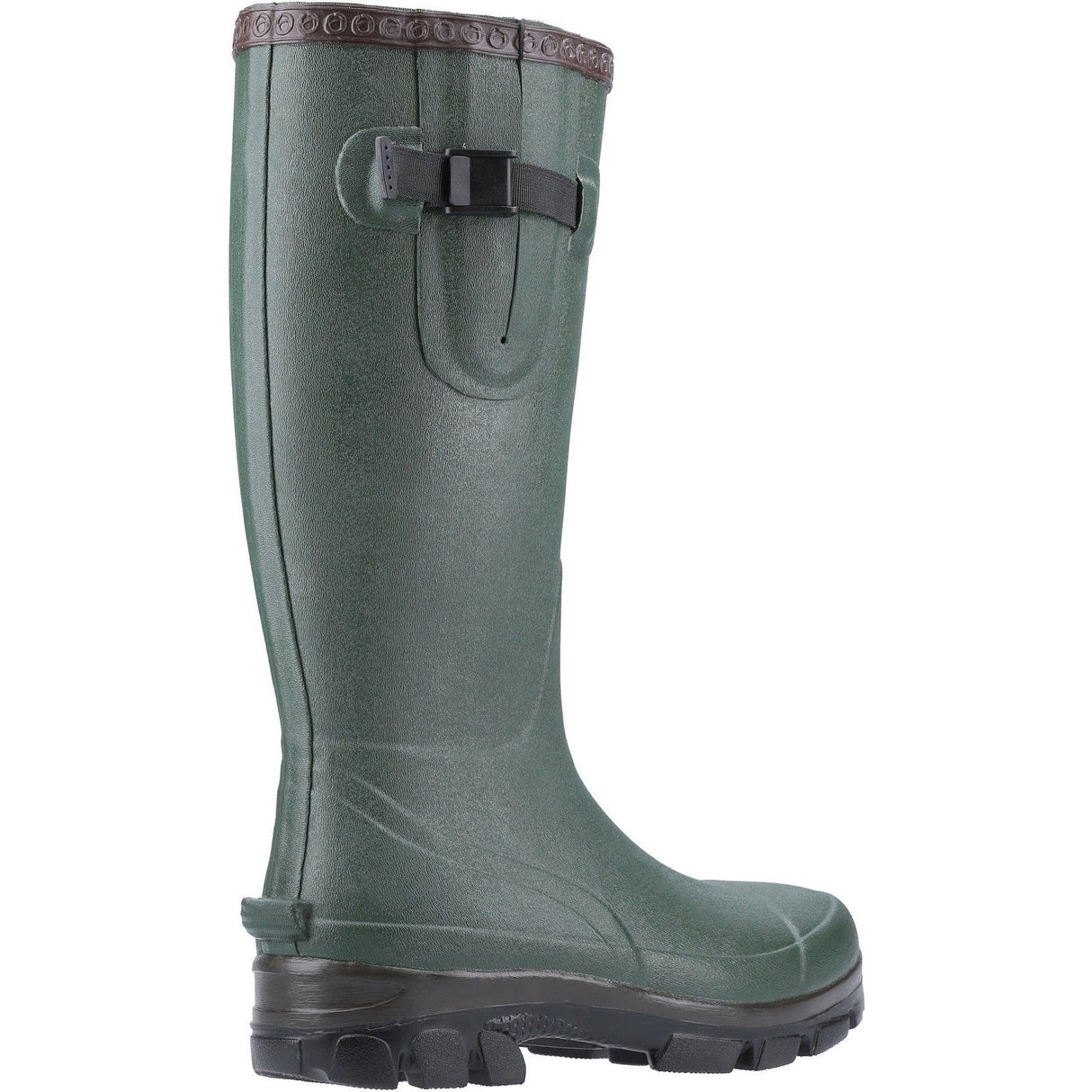 Cotswold Mens Grange Buckle Fastening Wellington Boot Green