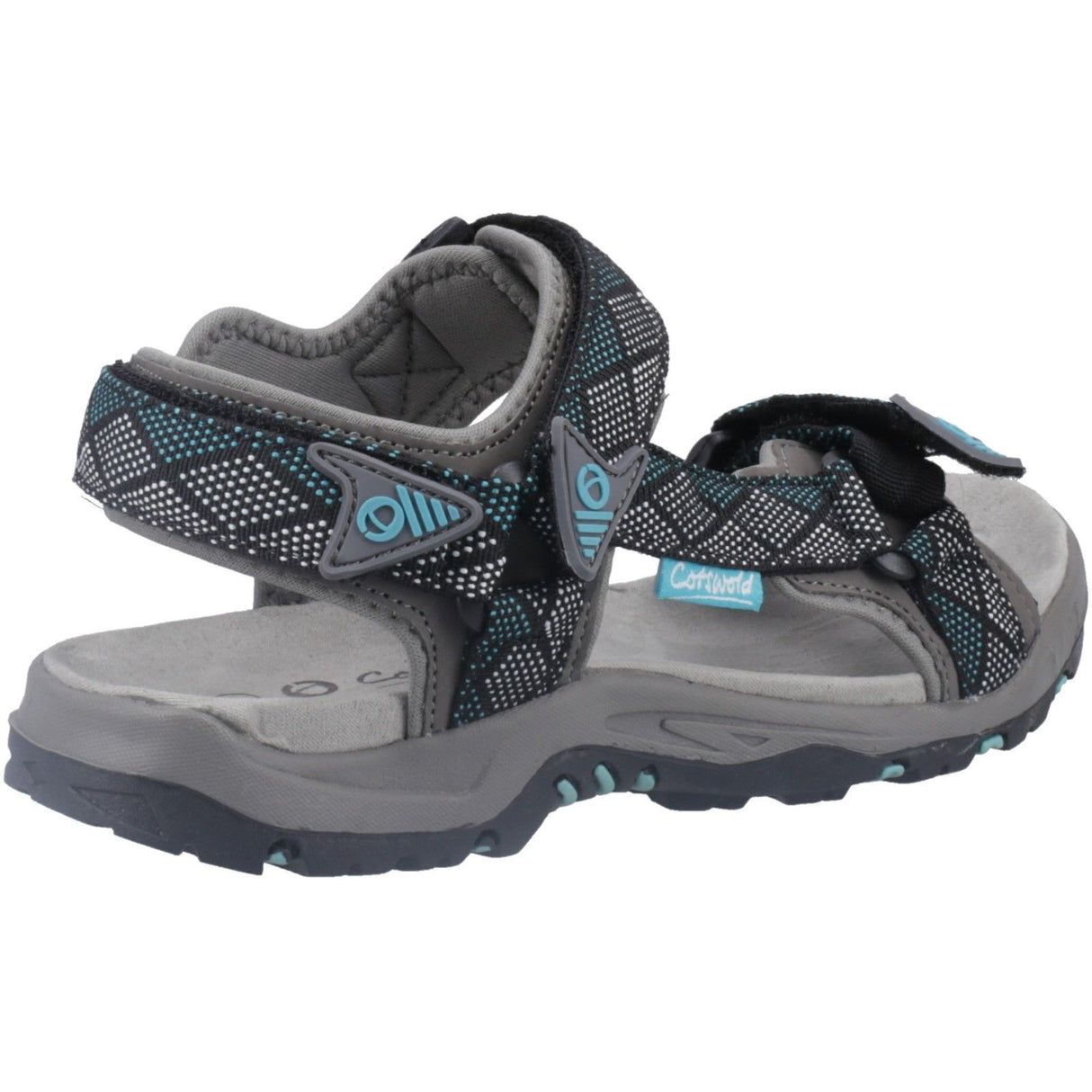 Cotswold Womens Foxcote Sandals Grey/Turquoise