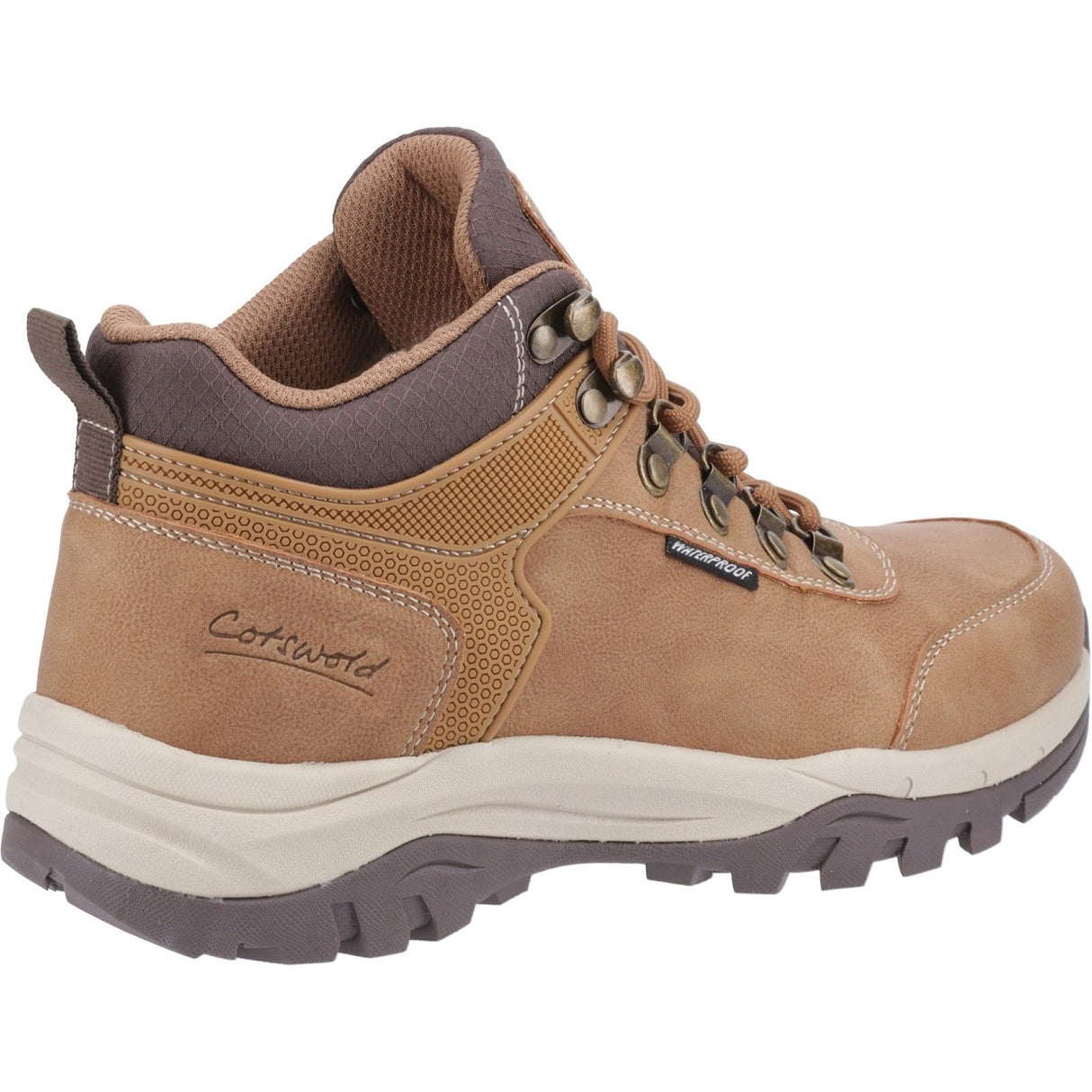 Cotswold Womens Overbury Hiking Boots Tan