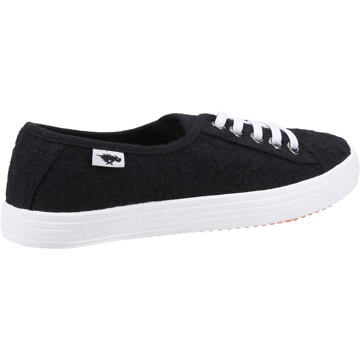 Rocket Dog Womens Chow Chow Elsie Eyelet Casual Shoe Black