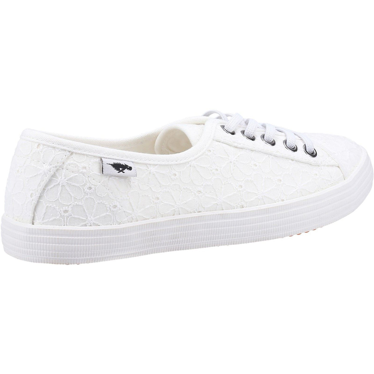 Rocket Dog Womens Chow Chow Elsie Eyelet Casual Shoe White