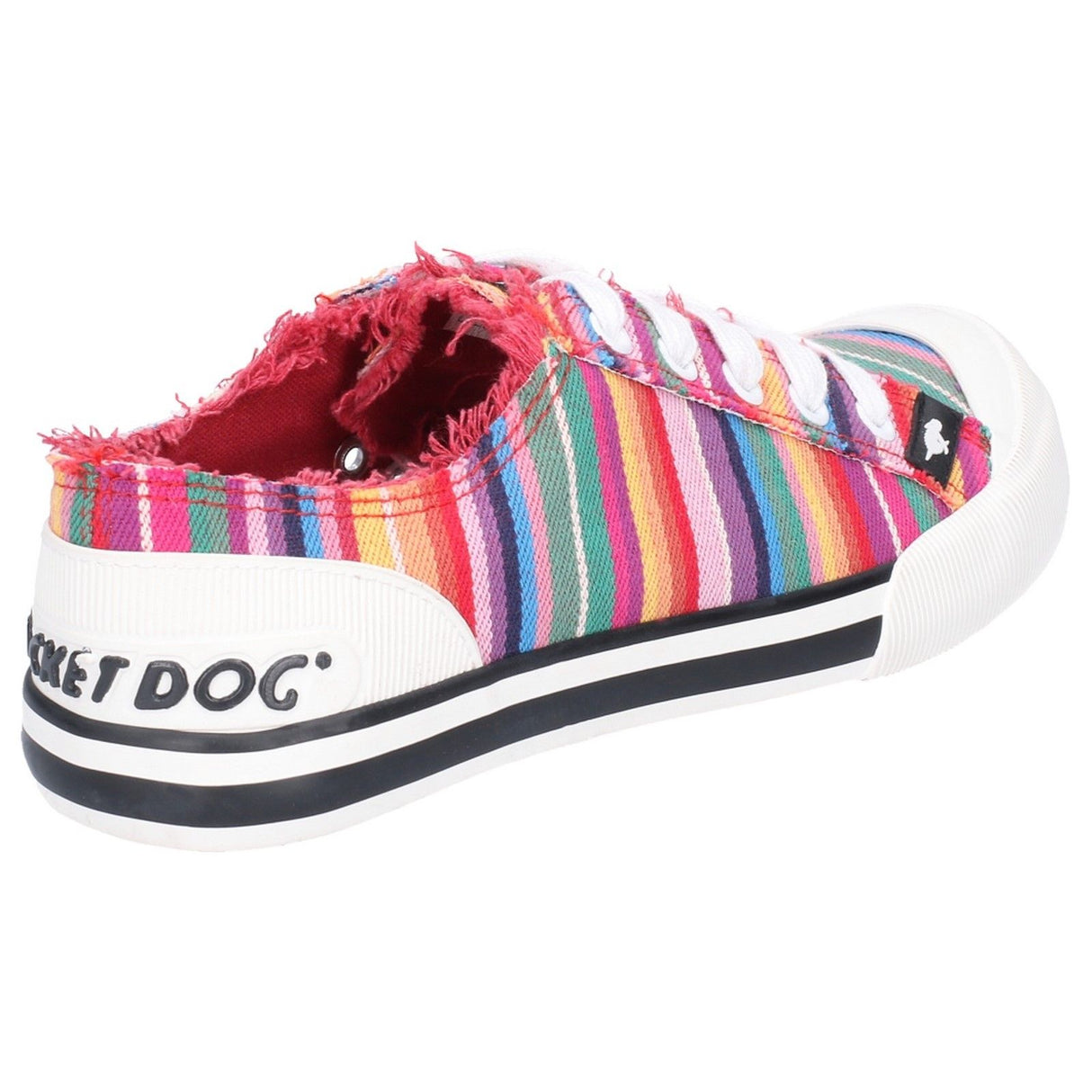 Rocket Dog Womens Jazzin Eden Stripe Beach Shoe Red Multi
