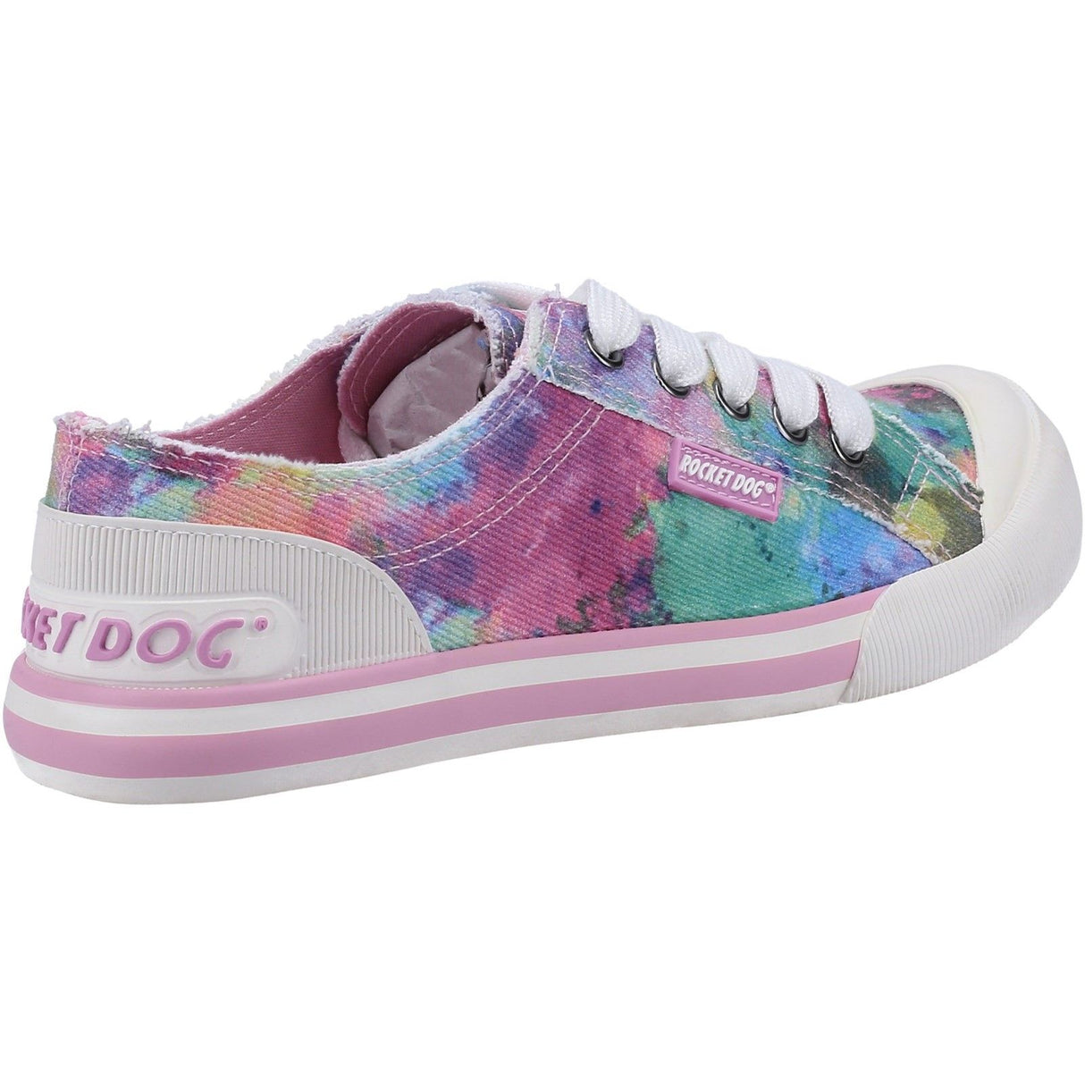 Rocket Dog Womens Rocket Dog Jazzin Candy Tie Dye Sneaker Pink/Multi