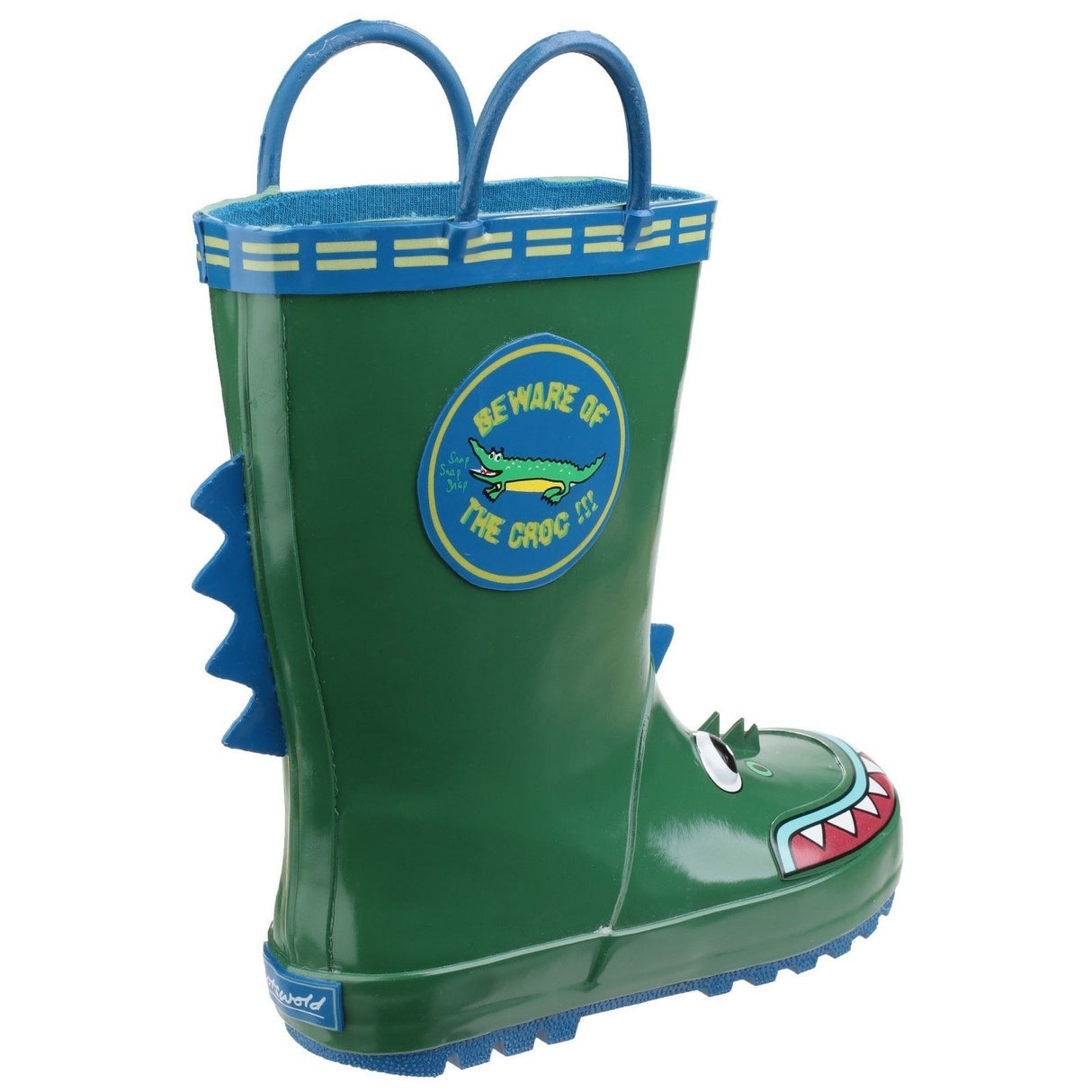 Cotswold Junior Kids Puddle Waterproof Pull On Boot Crocodile