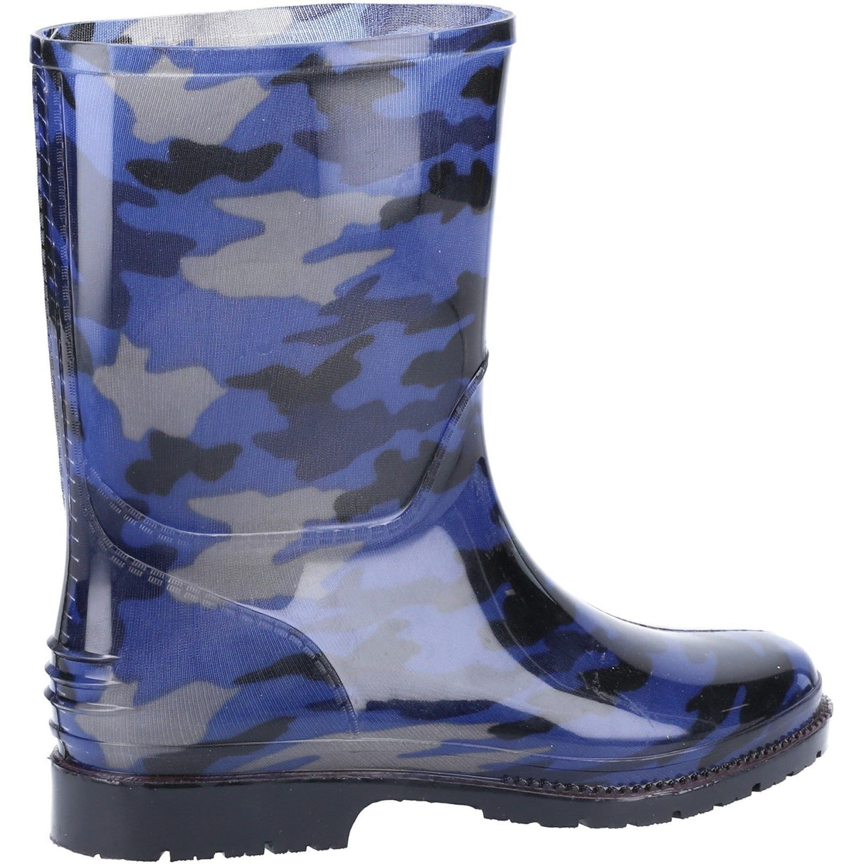 Cotswold Junior Girls Pvc Wellington Navy Camo