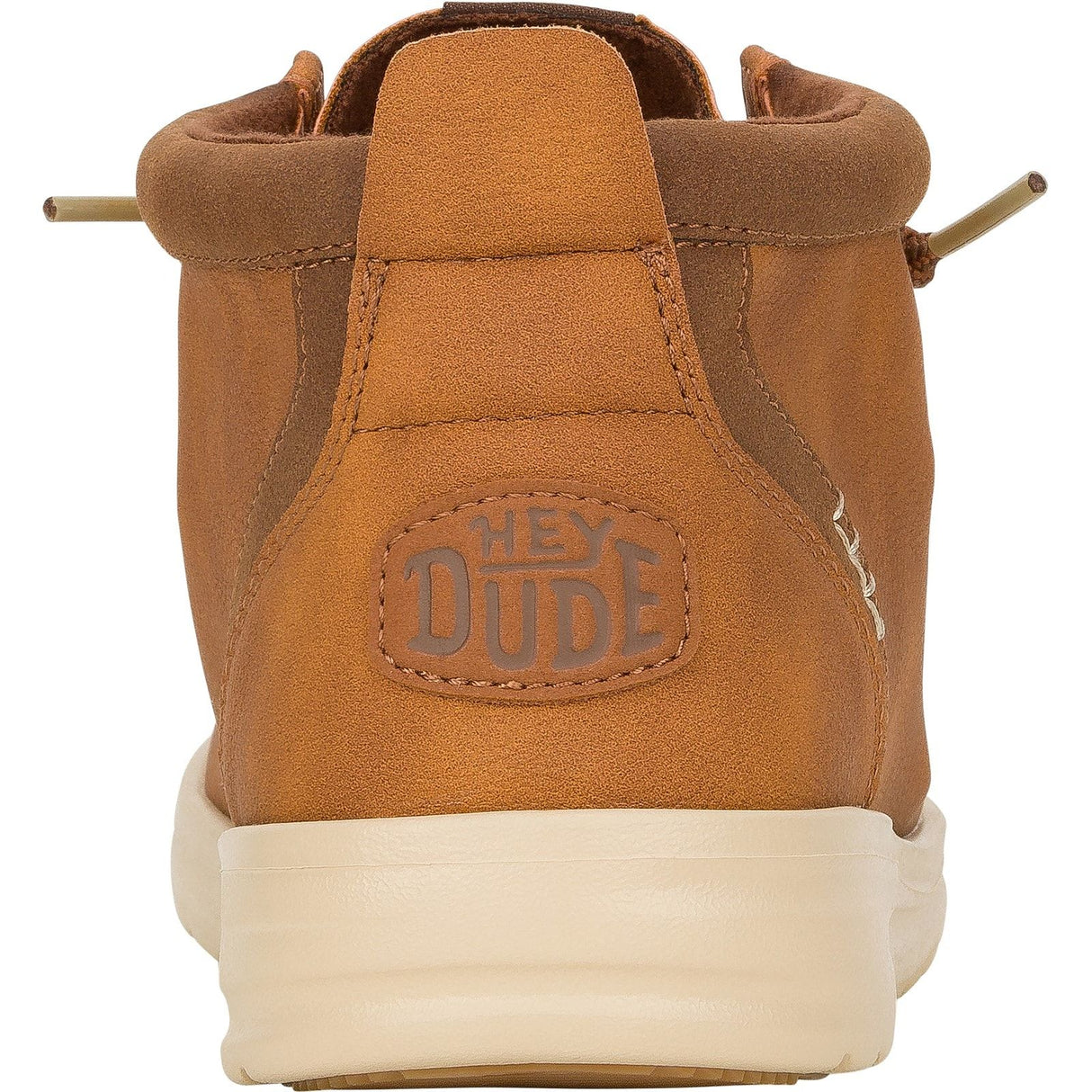 HEYDUDE Mens Wally Mid GripR Classic Boots Cognac/Tan