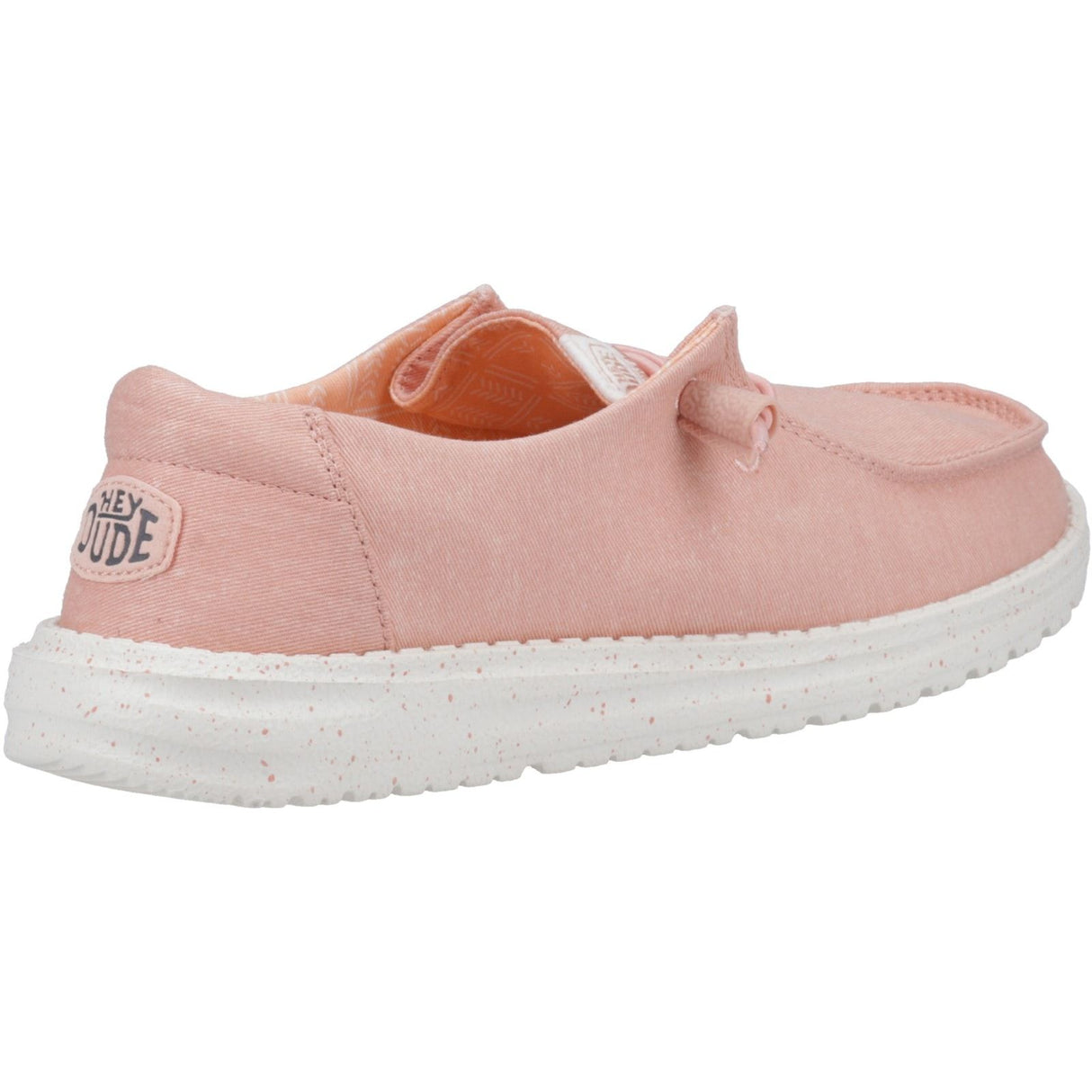 HEYDUDE Womens Wendy Canvas Shoe Pink