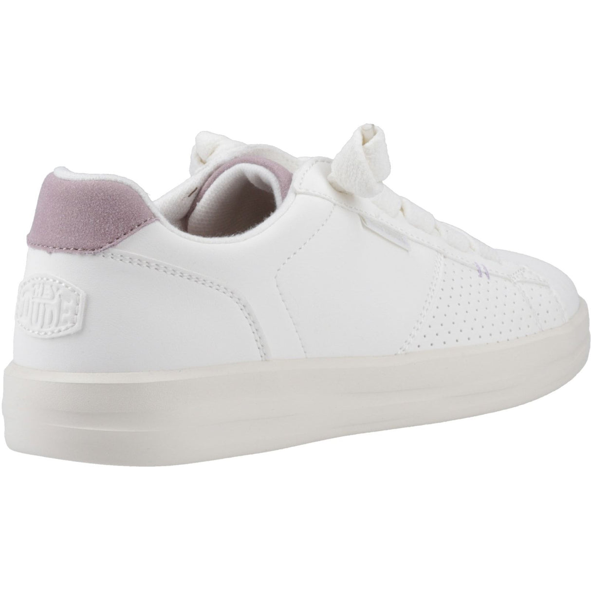 HEYDUDE Womens Karina Duo Classic Trainer White